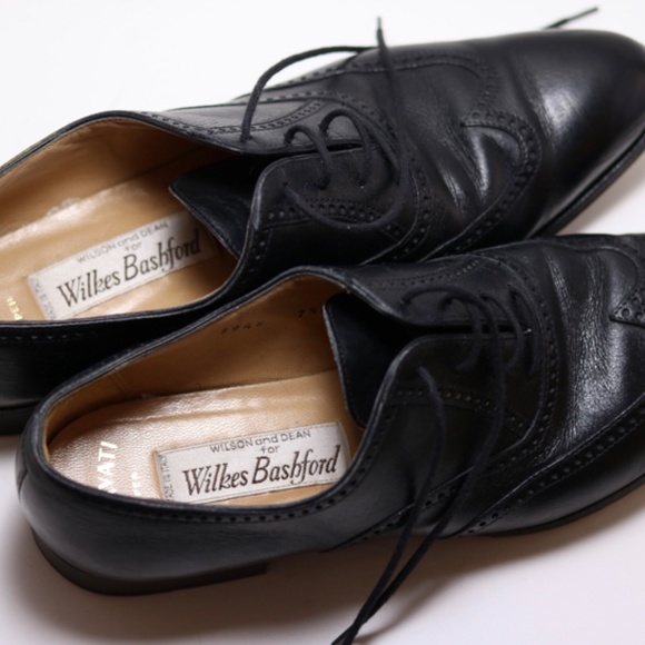 Gravati Handmade Italian Leather Oxfords - Vintage - Picture 3 of 7